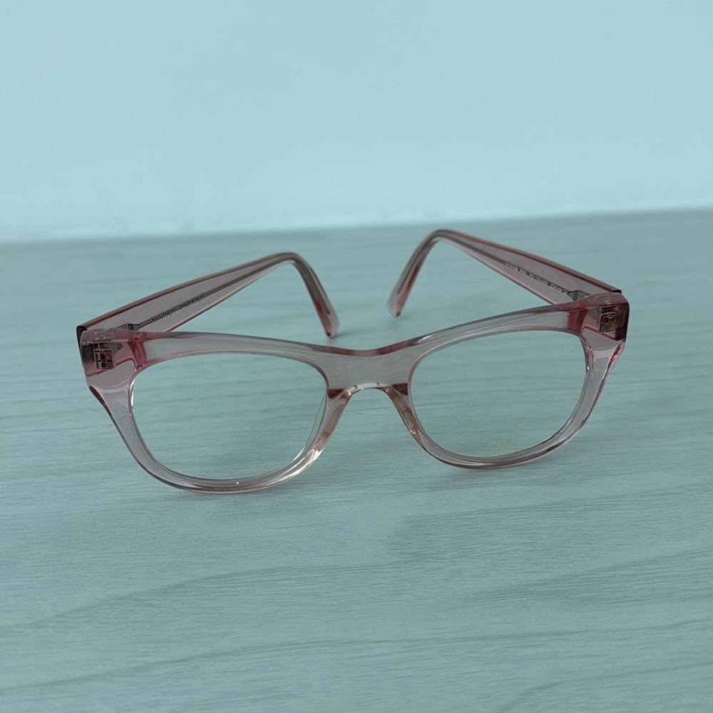 Pink Warby Parker, Silvan glasses